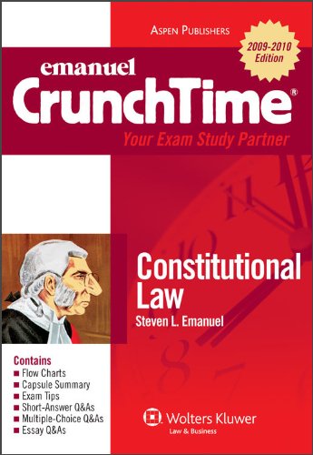 9780735578890: Constitutional Law Crunchtime 2009