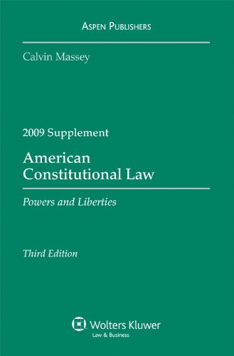 Imagen de archivo de American Constitutional Law: Powers and Liberties, 2009 Supplement a la venta por ThriftBooks-Dallas