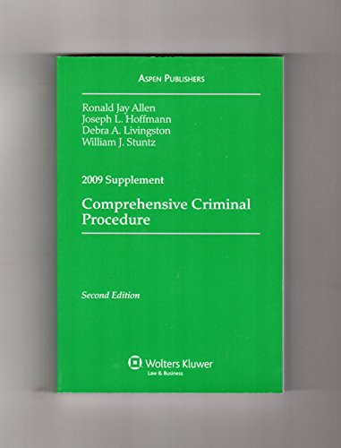 Imagen de archivo de Comprehensive Criminal Procedure, 2009 Case Supplement a la venta por Irish Booksellers