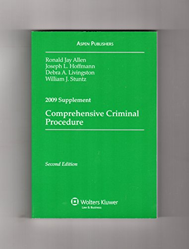 9780735579941: Comprehensive Criminal Procedure 2009 Case Supplement