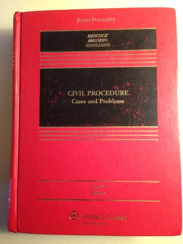 Stock image for Civil Procedure for sale by Better World Books
