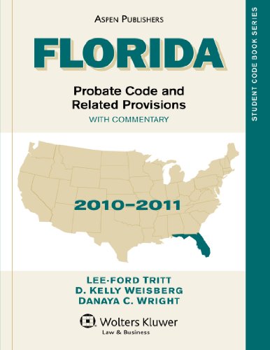 Stock image for Florida Probate Code and Related Provisions, 2010-2011 Edition for sale by Patrico Books