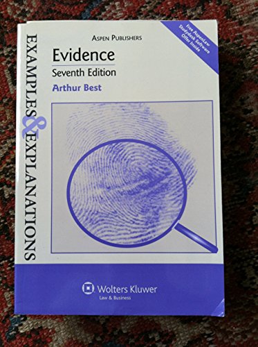 Stock image for Evidence: Examples & Explanations for sale by SecondSale