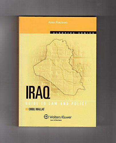 Imagen de archivo de Iraq: Guide to Law and Policy (Elective Series) a la venta por Smith Family Bookstore Downtown