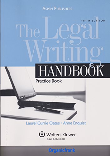 Stock image for The Legal Writing Handbook: Practice Book 5e for sale by SecondSale
