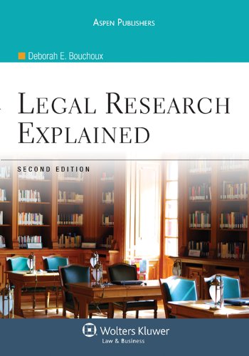Beispielbild fr Legal Research Explained 2e zum Verkauf von Better World Books