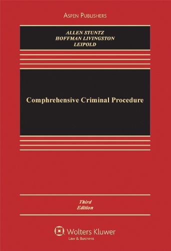 Imagen de archivo de Comprehensive Criminal Procedure (Aspen Casebook) a la venta por Big Bill's Books