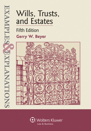 Stock image for Wills Trusts & Estates: Examples & Explanations 5e for sale by HPB-Red