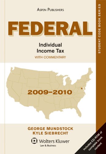 Stock image for Federal Individual Income Tax, 2009-2010 Edition for sale by Half Price Books Inc.