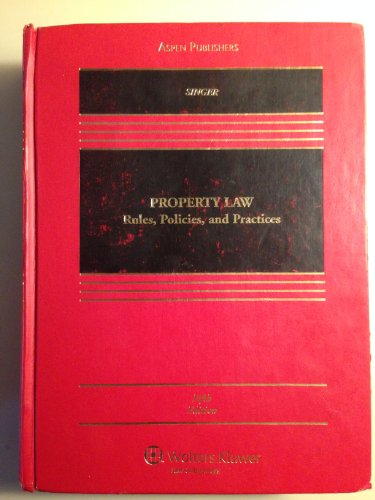 Beispielbild fr Property Law: Rules Policies and Practices, Fifth Edition zum Verkauf von ThriftBooks-Dallas