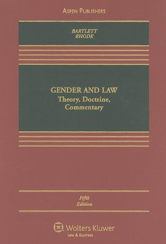 Stock image for Gender and Law: Theory, Doctrine, Commentary for sale by ThriftBooks-Atlanta