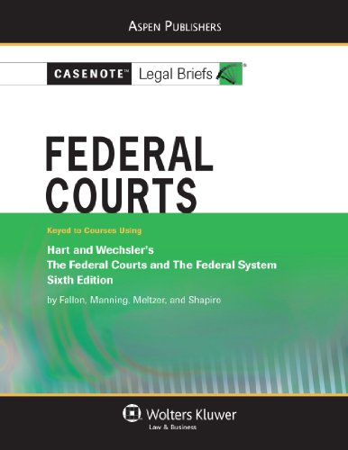 Stock image for Federal Courts : Wechsler'sthe Federal Courts and the Federal System for sale by Better World Books