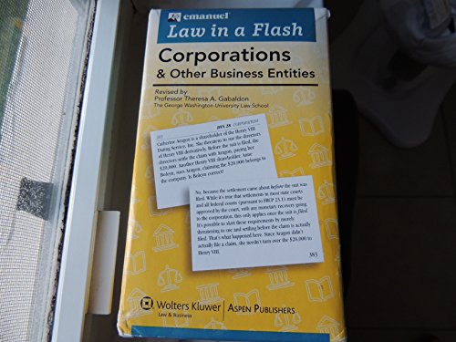 Stock image for Corporations Liaf 2010 (Law in a Flash) for sale by dsmbooks