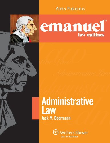 Beispielbild fr Elo: Administrative Law 2010 (Emanuel Law Outlines) zum Verkauf von Wonder Book