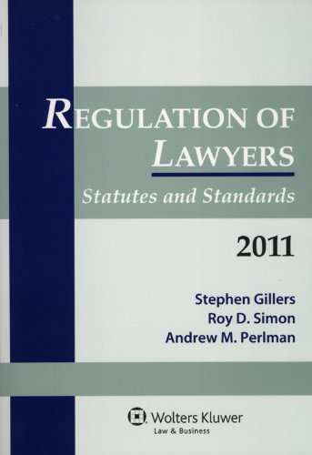Stock image for Regulation of Lawyers Statutes & Standards 2011 for sale by HPB-Red