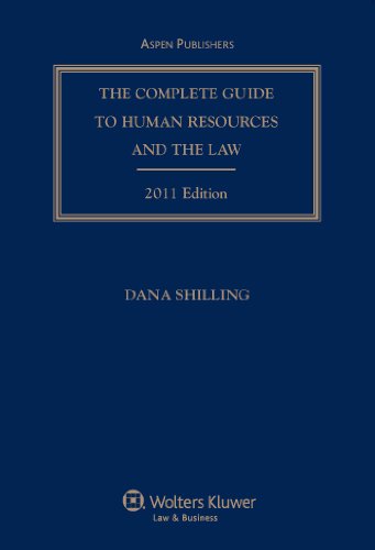 Stock image for Complete Guide to HR and the Law, 2011 Edition (Complete Guide to Human Resources and the Law) for sale by HPB-Red