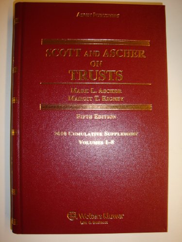 Scott and Ascher on Trusts: 2010 Cumulative Supplement (9780735592612) by Ascher, Mark L.