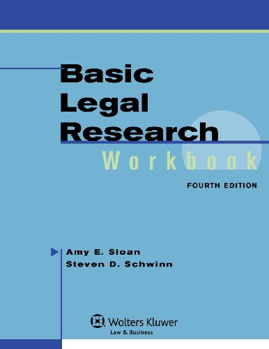 Imagen de archivo de Basic Legal Research Workbook, 4th Edition (Aspen Coursebook Series) a la venta por Gulf Coast Books