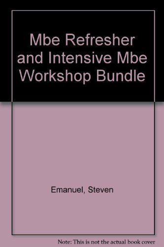 Mbe Refresher and Intensive Mbe Workshop Bundle (9780735594715) by Emanuel, Steven