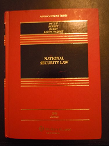 Stock image for National Security Law 5e (Aspen Casebook) for sale by HPB-Red