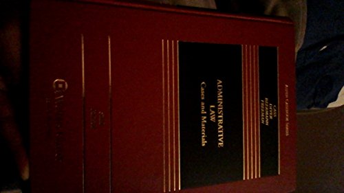 Imagen de archivo de Administrative Law Cases and Materials a la venta por TextbookRush