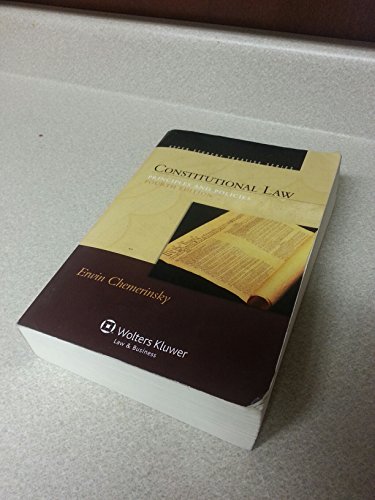 9780735598973: Constitutional Law: Principles and Policies