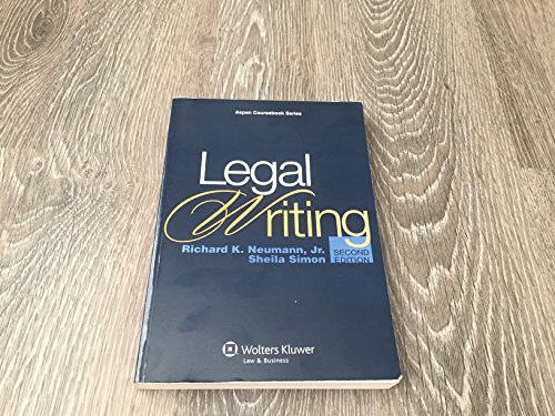Stock image for Legal Writing for sale by Better World Books