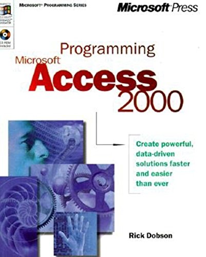 Imagen de archivo de Programming Microsoft Access 2000 (Microsoft Programming Series) a la venta por Books of the Smoky Mountains