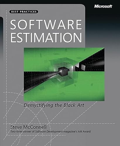 Software Estimation: Demystifying the Black Art: The Black Art Demystified (Best Practices (Microsoft)) von Steve McConnell IT informed guess at how long some task or project will take and what kind of effort is required steering a project schedule plan and staff a project budget software development techniques which help making informed and well reasoned assumptions about the future critical estimation concepts estimation errors estimation technique planning parameters sources of requirements software architecture software architects - Steve McConnell