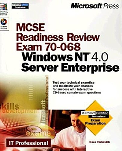 Beispielbild fr MCSE Readiness Review Exam 70-068: Implementing and Supporting Microsoft Windows NT Server 4.0 in the Enterprise zum Verkauf von Wonder Book