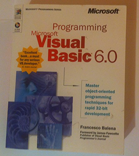Imagen de archivo de Programming Microsoft Visual Basic 6. 0 a la venta por Better World Books