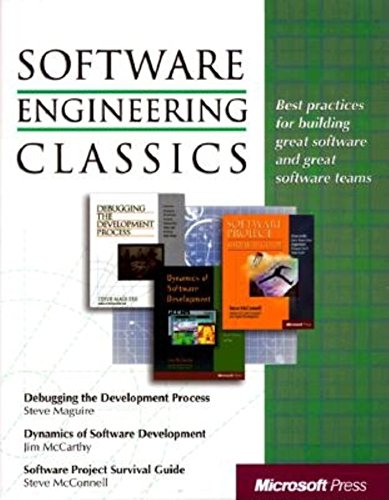 Imagen de archivo de Software Engineering Classics: Software Project Survival Guide/ Debugging the Development Process/ Dynamics of Software Development (Programming/General) a la venta por HPB-Red