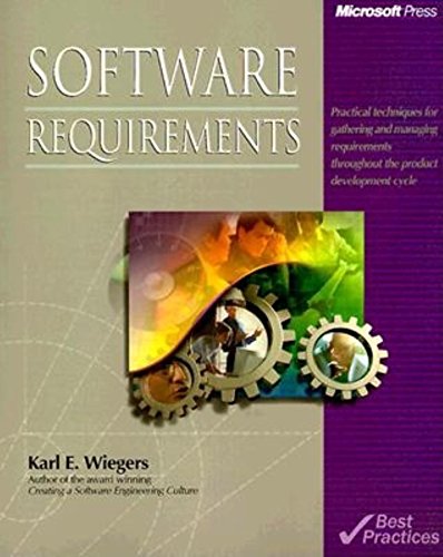 Software Requirements (Dv-Best Practices) (9780735606319) by Karl Wiegers