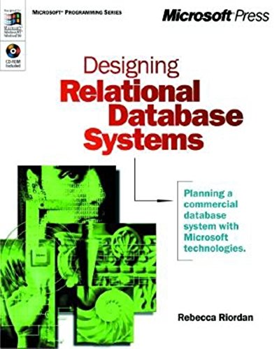 Imagen de archivo de Designing Relational Database Systems a la venta por Better World Books
