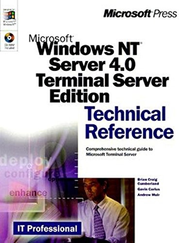 Imagen de archivo de Microsoft Windows NT Server 4.0 Terminal Server: Technical Reference (IT Professional) a la venta por Ergodebooks