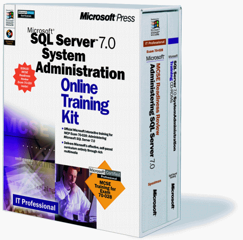 9780735606784: MS SQL SVR 7 SYSADMIN ONLINETK (It-Online Training Kit)