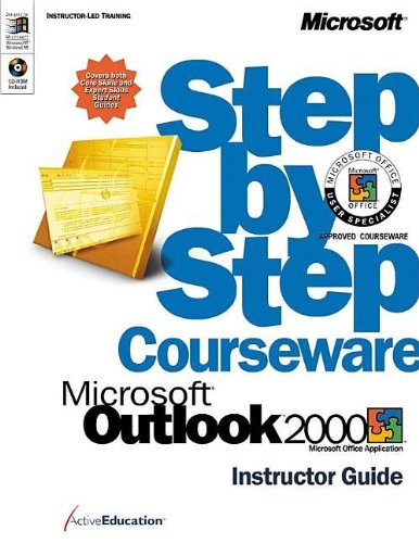 Imagen de archivo de Microsoft(r) Outlook(r) 2000 Step by Step Courseware Trainer Pack a la venta por ThriftBooks-Dallas