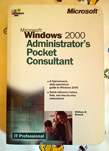 Beispielbild fr Windows 2000 Administrator's Pocket Consultant (It-Administrators Pocket Consultant) zum Verkauf von WorldofBooks