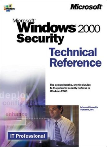 Imagen de archivo de Microsoft Windows 2000 Security Technical Reference (It-Microsoft Technical Reference) a la venta por HPB-Red