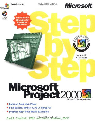Beispielbild fr Microsoft Project 2000 Step by Step zum Verkauf von Better World Books