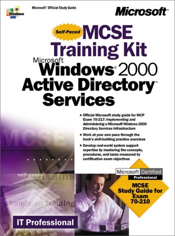 Stock image for MCSE Training Kit Microsoft Windows 2000 Active Directory Services (It-Training Kit) for sale by SecondSale