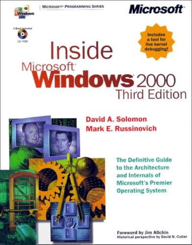 Imagen de archivo de Inside Microsoft Windows 2000, Third Edition (Microsoft Programming Series) a la venta por Jenson Books Inc