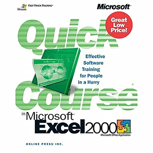 Beispielbild fr Quick Course® in Microsoft® Excel 2000 (Quick Course (Microsoft)) zum Verkauf von AwesomeBooks