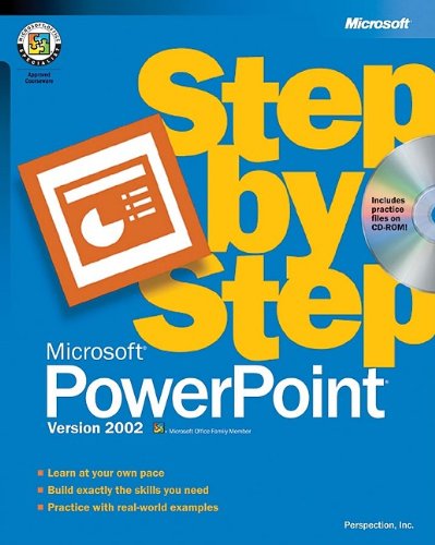 Stock image for Microsoft PowerPoint Version 2002 Step by Step for sale by Better World Books