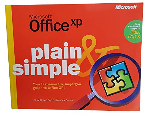Imagen de archivo de Microsoft Office XP Plain and Simple a la venta por Better World Books