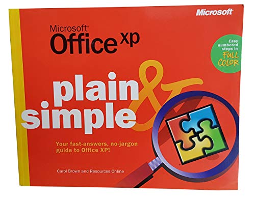 9780735614499: Microsoft Office XP Plain & Simple (How to Do Everything)