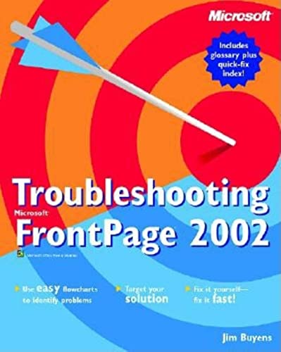Imagen de archivo de Troubleshooting Microsoft FrontPage 2002 (Cpg-Troubleshooting) a la venta por dsmbooks
