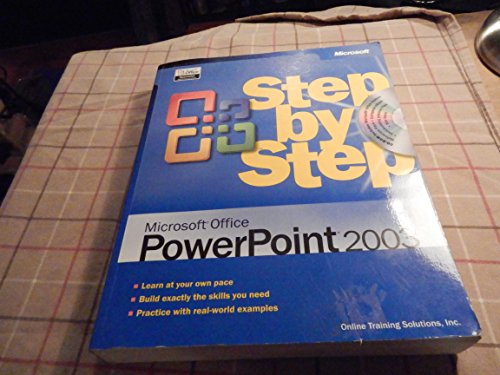 Imagen de archivo de Microsoft Office PowerPoint 2003 Step by Step a la venta por Hastings of Coral Springs