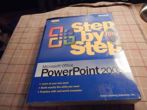 Stock image for Microsoft Office PowerPoint 2003 Step by Step for sale by Hastings of Coral Springs