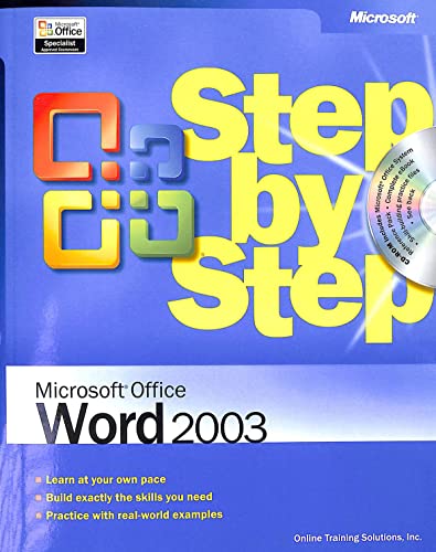 Beispielbild fr Microsoft Office Word 2003 zum Verkauf von Better World Books